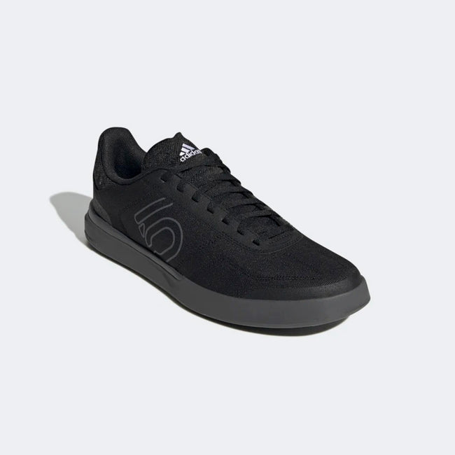 adidas Five Ten Sleuth DLX Canvas Flat Pedal Shoes-Core Black/Grey Five/Cloud White - 2