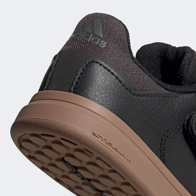 adidas Five Ten Sleuth DLX Kids Flat Pedal Shoes-Core Black/Scarlet/Grey Four - 9