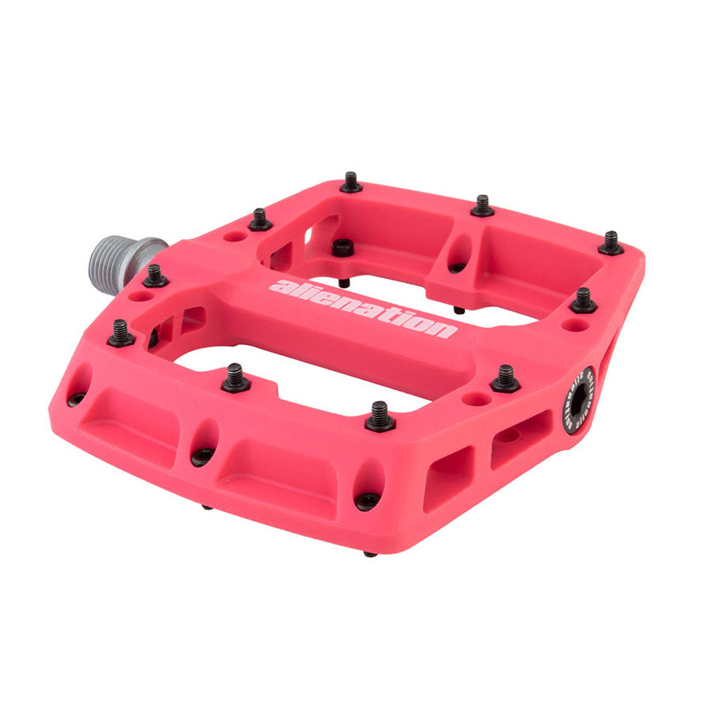 pink flat pedals Alienation Foothold clean boost The 10 replaceable steel Color:Focus Asphalt Lt Yellow Tint E-bike Giant Talon 1