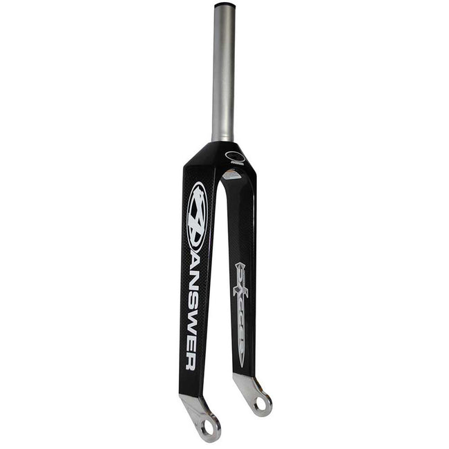 Answer Dagger Pro Cruiser Tapered Carbon BMX Race Fork-24&quot;-1 1/8-1.5&quot;-10mm - 1