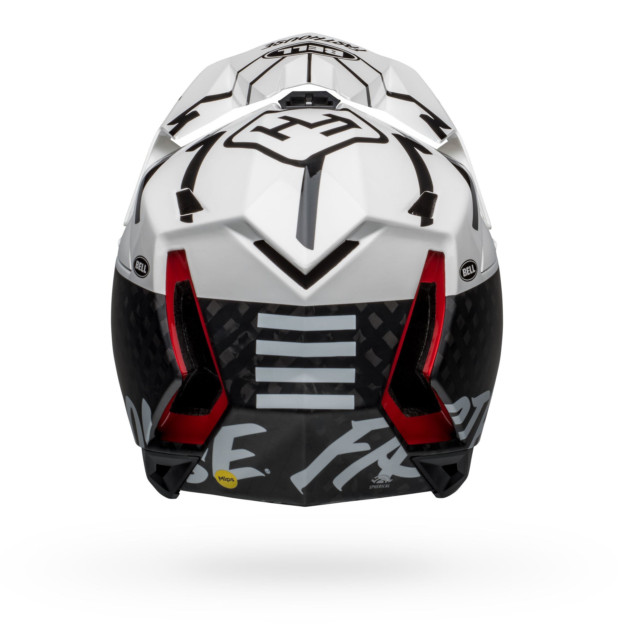 Bell Full-10 Spherical BMX Race Helmet-Fasthouse Matte/Gloss White/Bla – J&R Bicycles, Inc Bell Full-10 Spherical BMX Race Helmet-Fasthouse Matte/Gloss White/Bla – J&R Bicycles, Inc