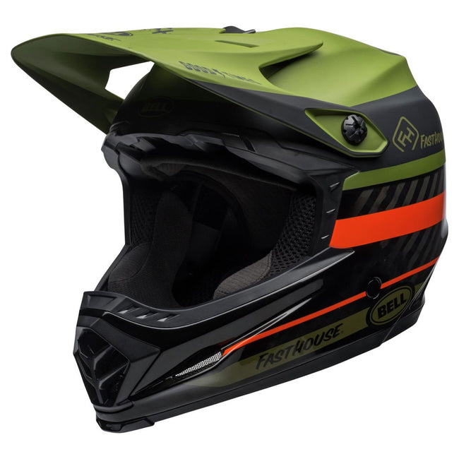bell full 9 carbon full face helmet Bell Full-9 Fasthouse-Gloss Green/Orange