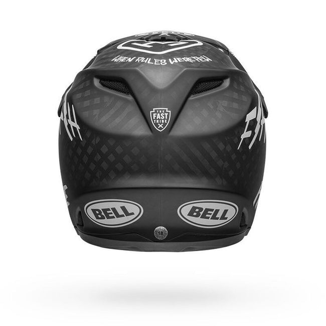 bell full face helmet bmx Bell Full-9 BMX Race Helmet-Fasthouse Matte Black/White – J&R Bicycles, Inc