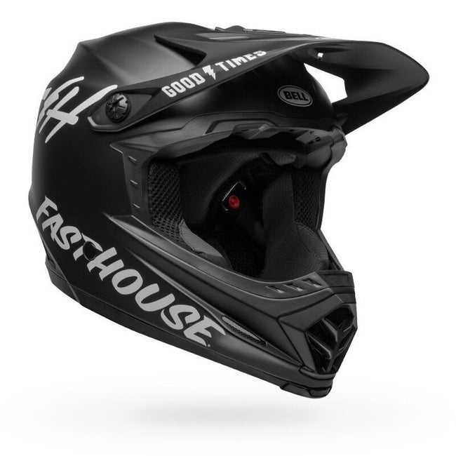 Bell Full-9 Fusion MIPS BMX Race Helmet-Fasthouse Matte Black/White - 2