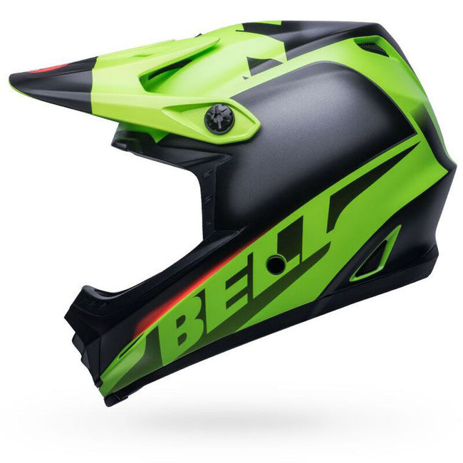 bell adult impel bike helmet matte green black flocked Bell Full-9 Fusion MIPS BMX Race Helmet-Matte Green/Black/Crimson – J&R Bicycles, Inc
