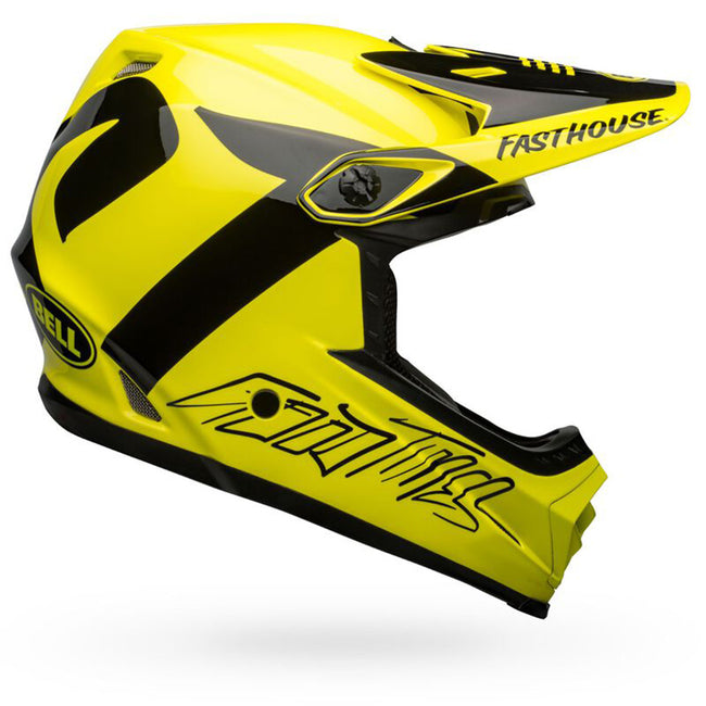 Bell Full-9 Fusion MIPS BMX Race Helmet-Fasthouse Newhall Gloss Hi-Viz/Black - 1
