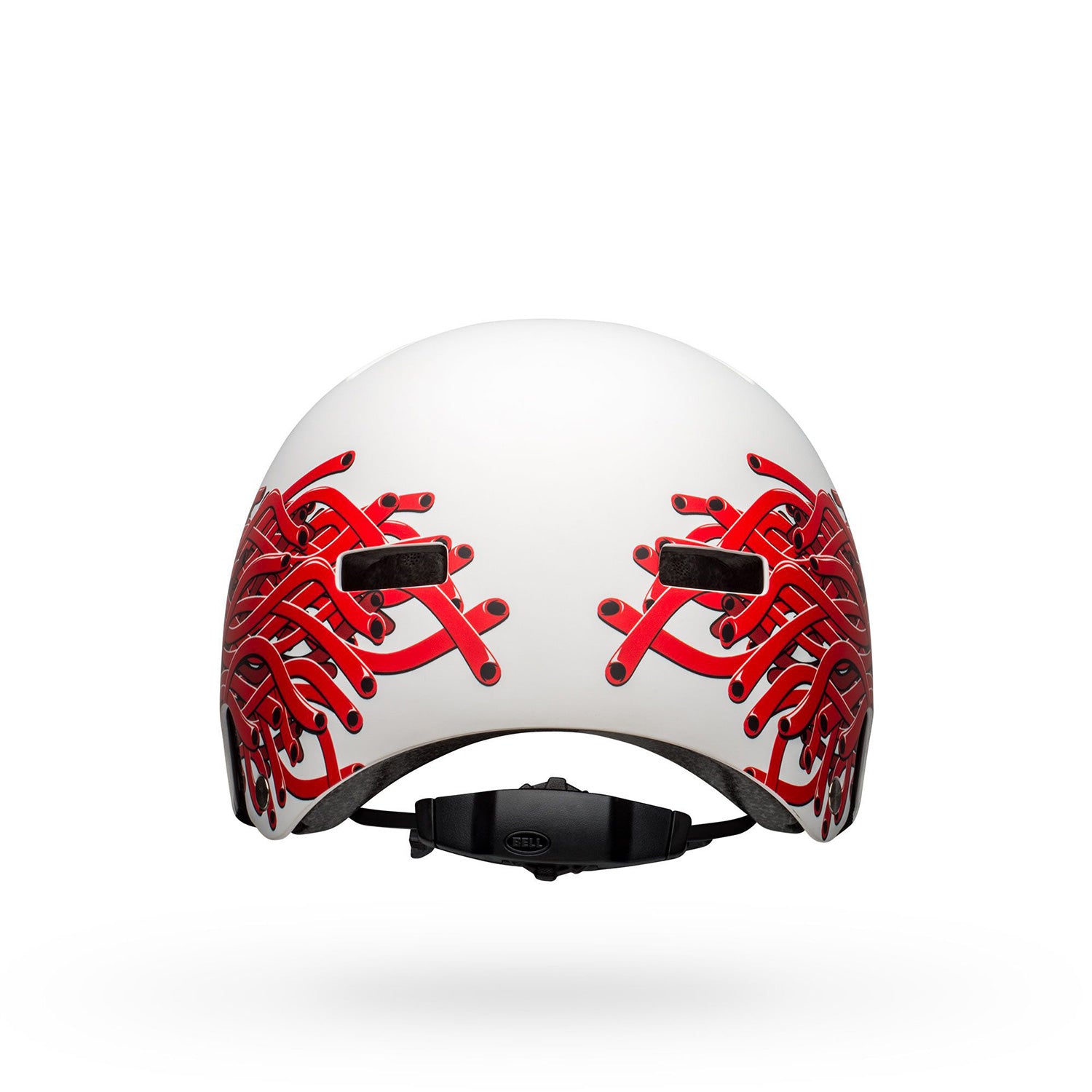 bell local-graphics bike helmet Bell Local Helmet-Eyes Matte White
