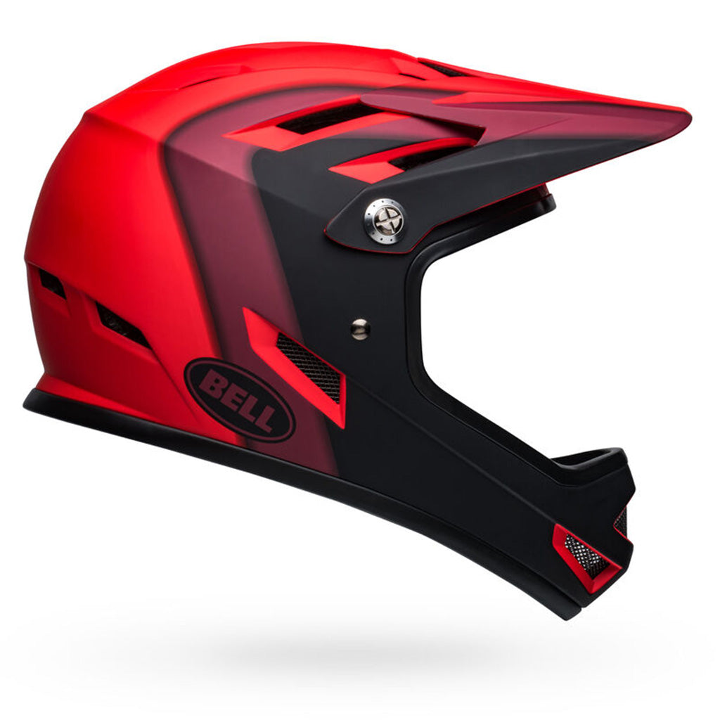 bell radar bike helmet red Bell Sanction Helmet-Presence Matte Red-Black – J&R Bicycles, Inc