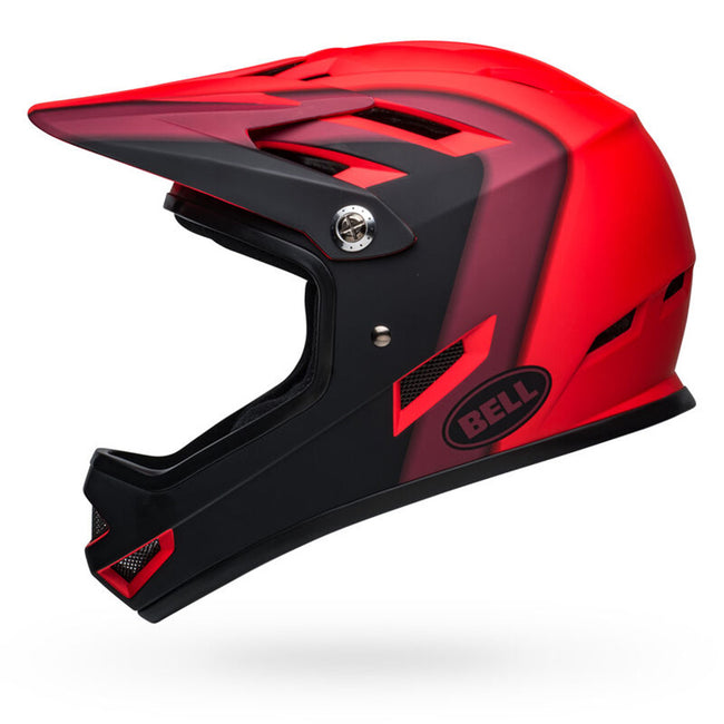 Bell Sanction BMX Race Helmet-Presence Matte Red/Black - 4