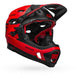 Bell Super DH Spherical BMX Race Helmet-Fasthouse Matte Red/Black - 11