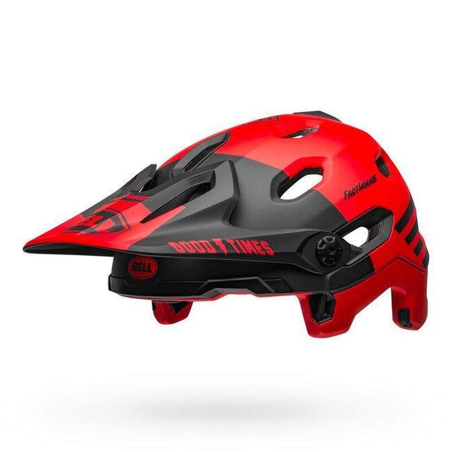 bell fasthouse helmet red Bell Super DH Spherical BMX Race Helmet-Fasthouse Matte Red/Black – J&R Bicycles, Inc