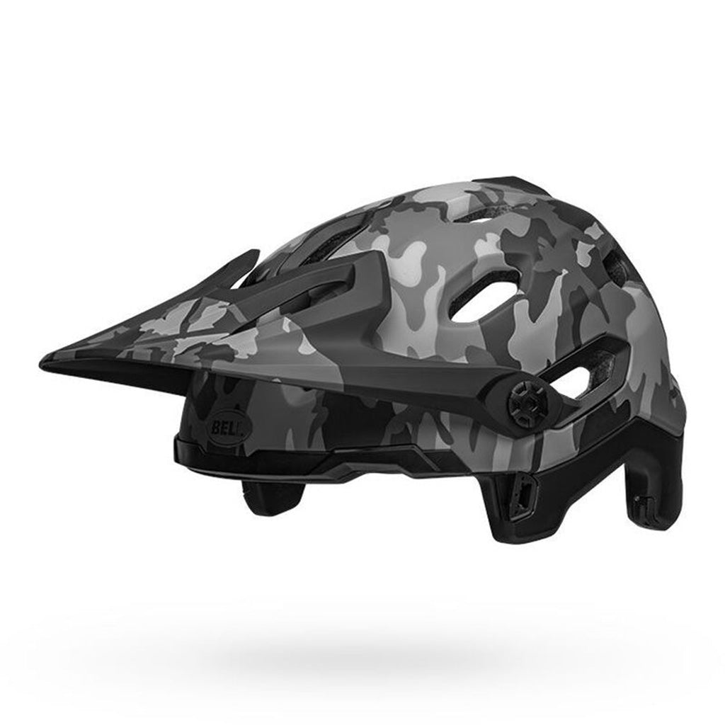 army camo bike helmet Bell Super DH Spherical BMX Race Helmet-Matte/Gloss Black Camo – J&R  Bicycles, Inc