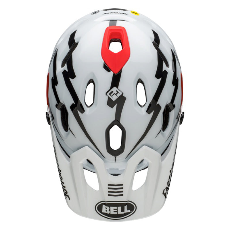 bell super bike helmet Bell Super DH Spherical BMX Race Helmet-Matte/Gloss Black/White – J&R Bicycles, Inc