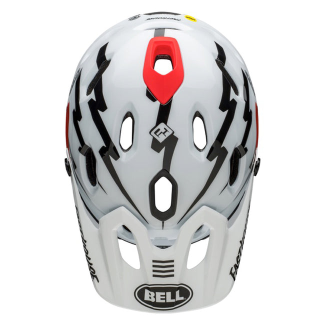Bell Super DH Spherical BMX Race Helmet-Matte/Gloss Black/White - 4