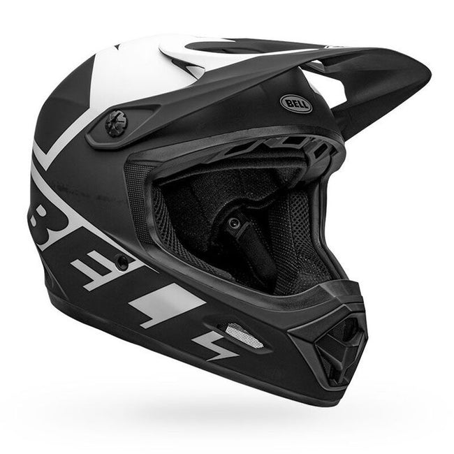 Bell Transfer BMX Race Helmet-Slice Matte Black/White - 2