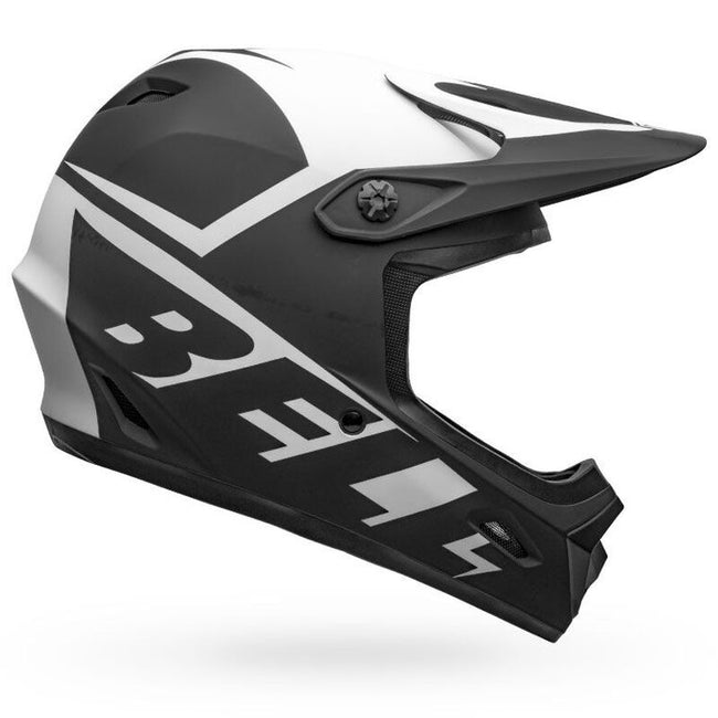 Bell Transfer BMX Race Helmet-Slice Matte Black/White - 4