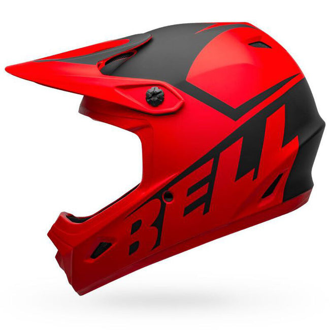 Bell Transfer BMX Race Helmet-Slice Matte Red/Black - 3