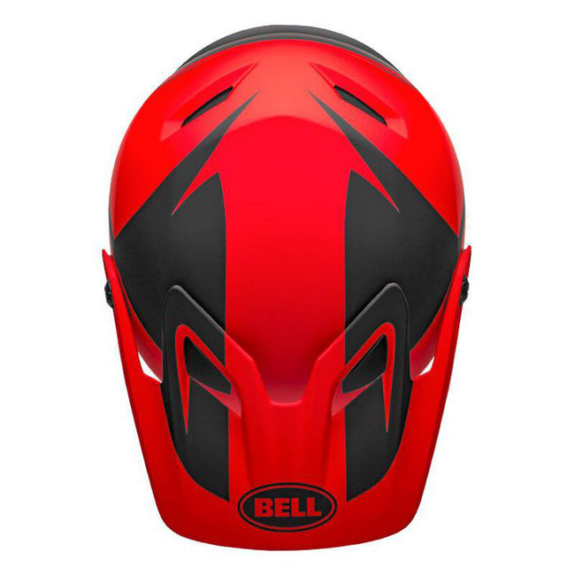 bell transfer fullface helm Bell Transfer BMX Race Helmet-Slice Matte Red/Black – J&R Bicycles, Inc