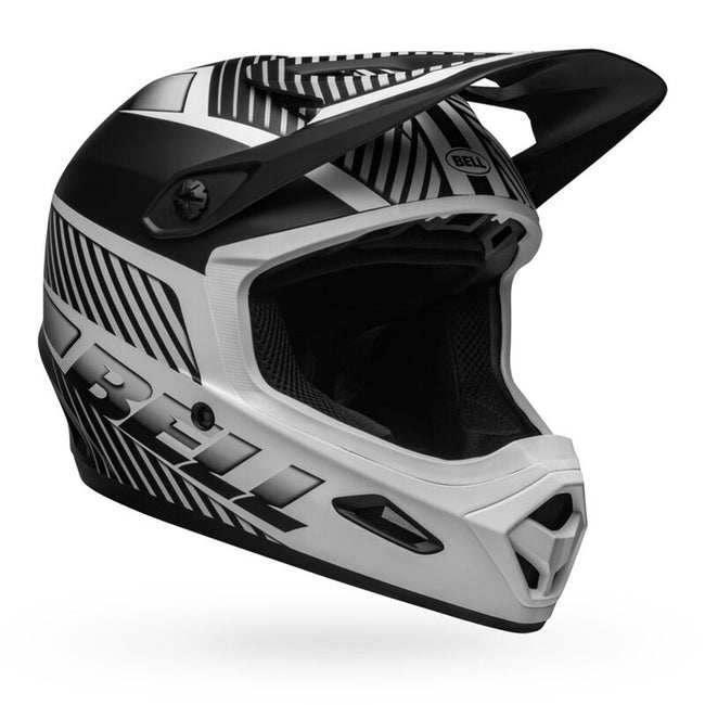 Bell Transfer BMX Race Helmet-Matte Black/White - 2
