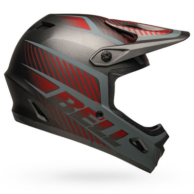 Bell Transfer BMX Race Helmet-Matte Chrome/Gray