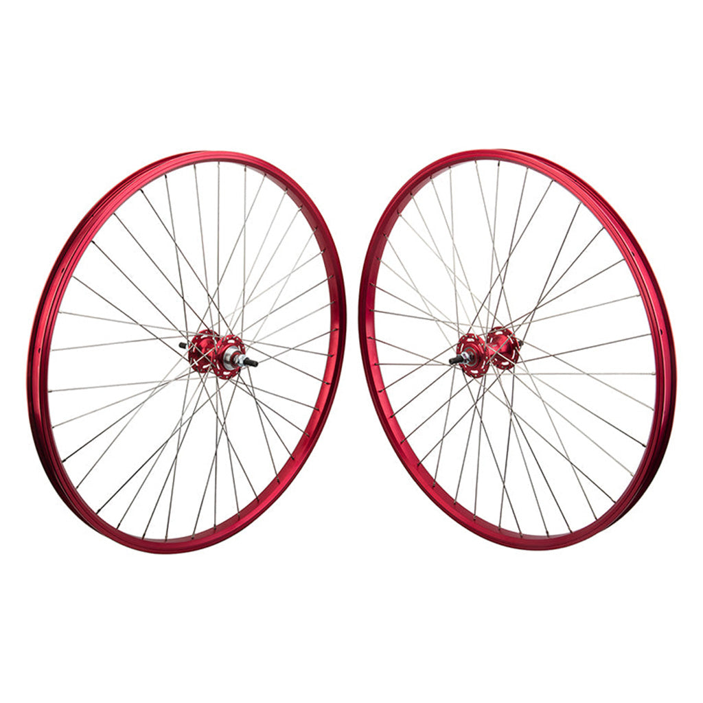 Red best sale bmx wheels