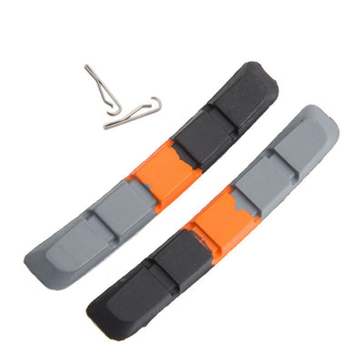 Box One Replacement Brake Pads-Black/Orange/Gray