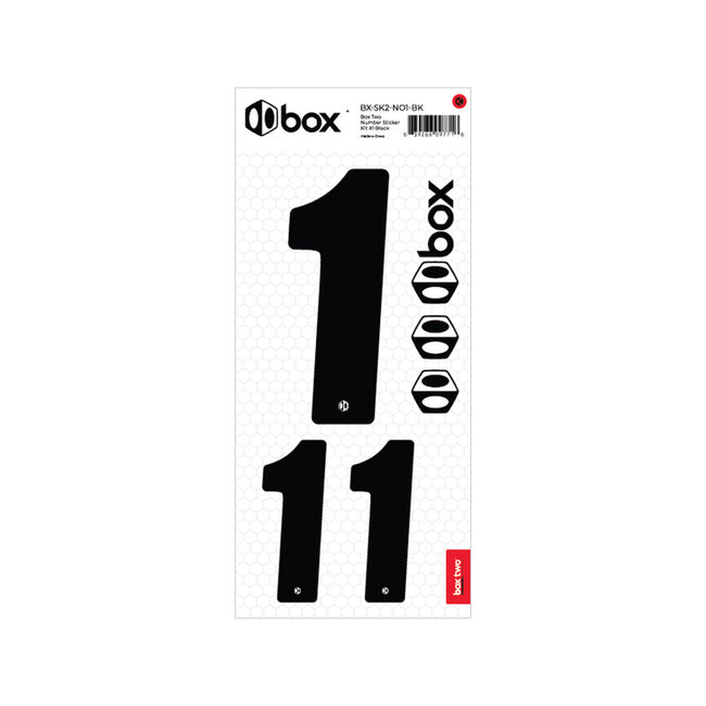 Box Two Number Sticker Kit - 3