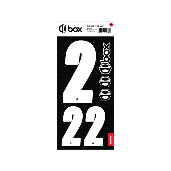 Box Two Number Sticker Kit - 6
