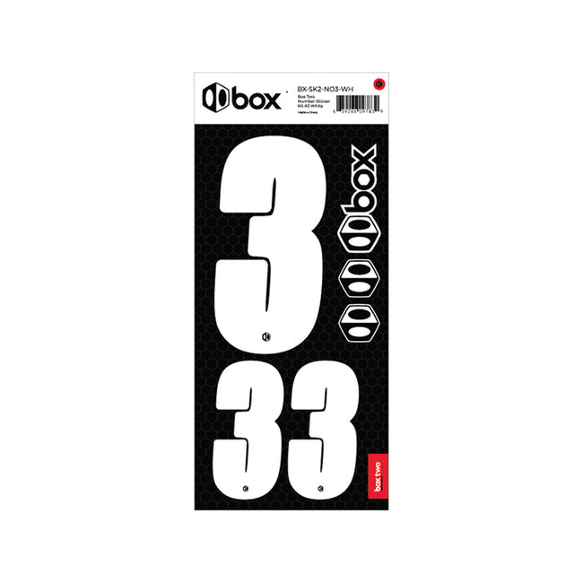 Box Two Number Sticker Kit - 8