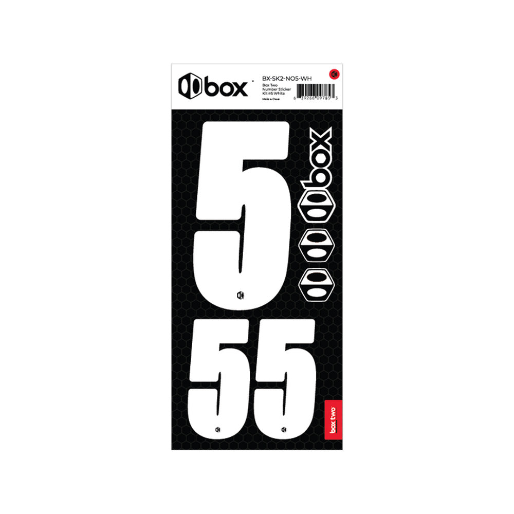 Box Two Number Sticker Kit at J&R Bicycles – J&R Bicycles, Inc.