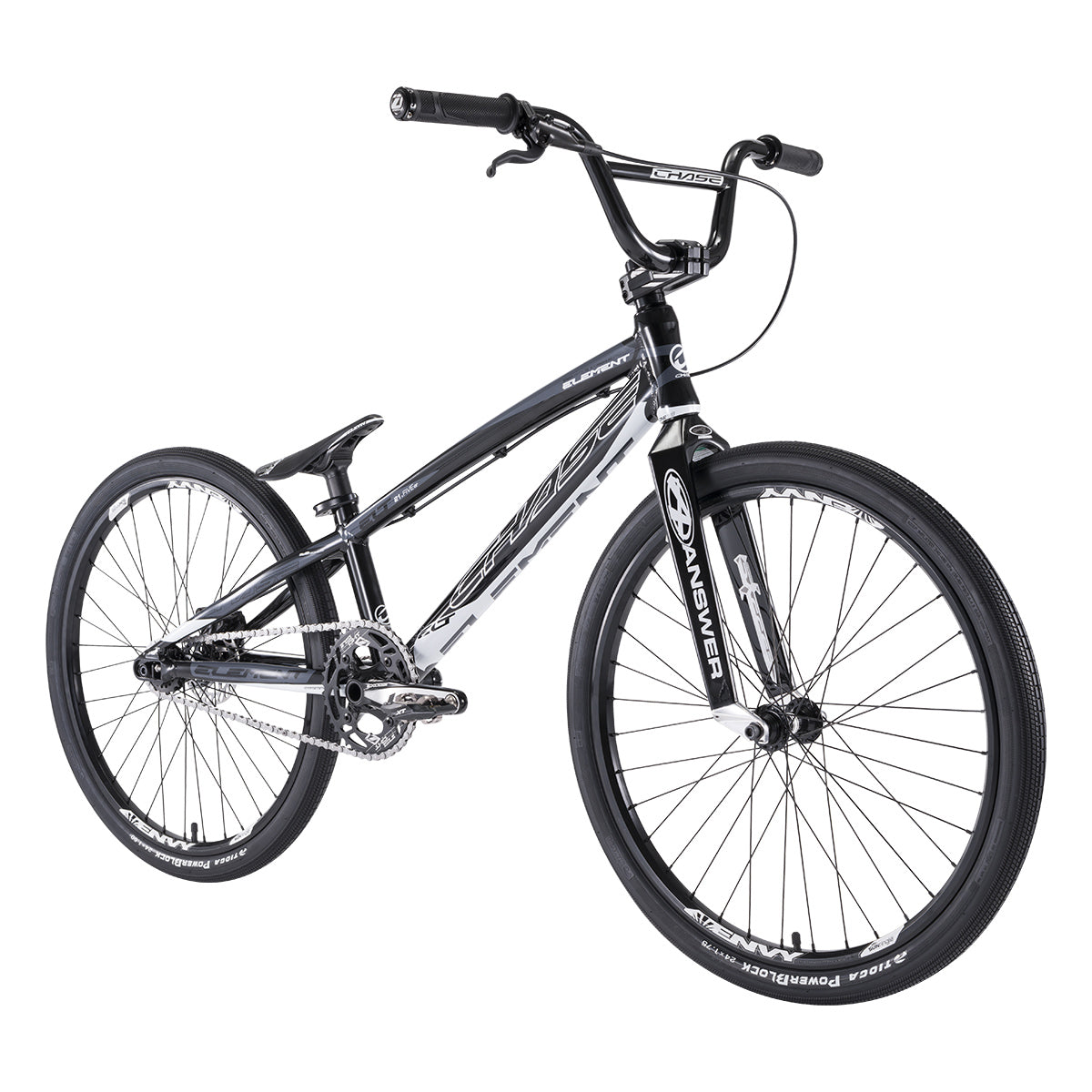 Chase Element Cruiser 24 BMX Race Bike Black White J R Bicycles Inc