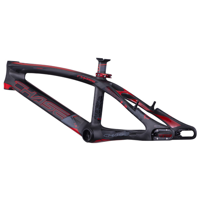 Chase ACT 1.2 Carbon BMX Race Frame-Black/Red - 3