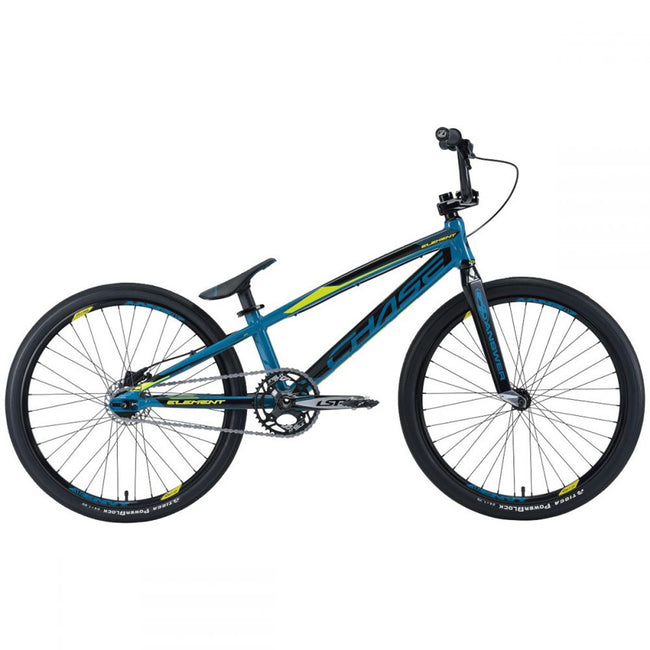 Chase Element Pro Cruiser 24&quot; BMX Race Bike-Petrol Blue/Black/Neon Yellow - 1