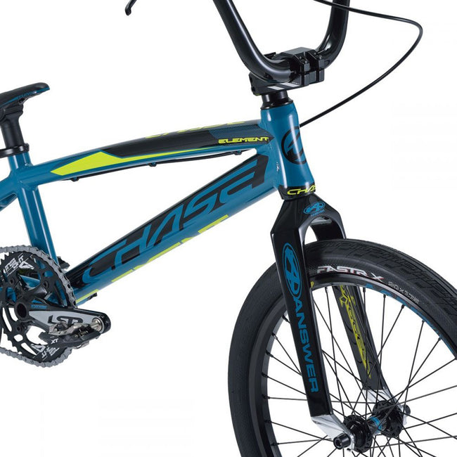 Chase Element Pro Cruiser 24&quot; BMX Race Bike-Petrol Blue/Black/Neon Yellow - 7