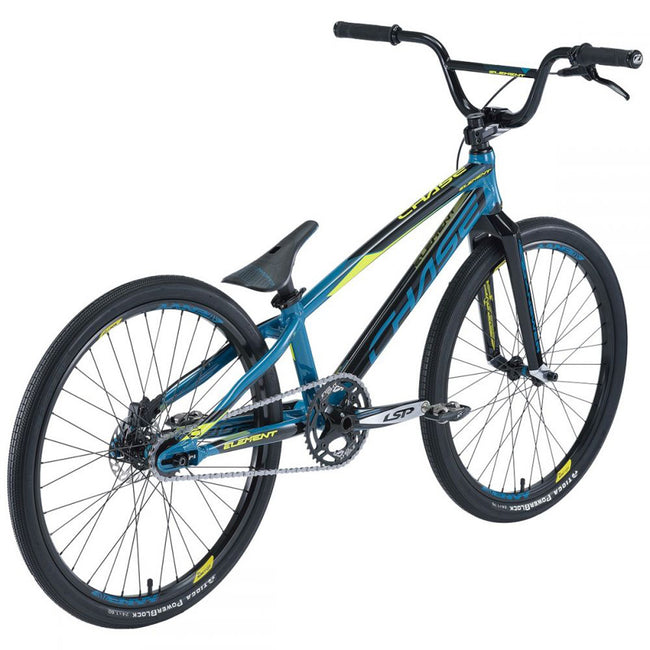 Chase Element Pro Cruiser Plus 24&quot; BMX Race Bike-Petrol Blue/Black/Neon Yellow - 3