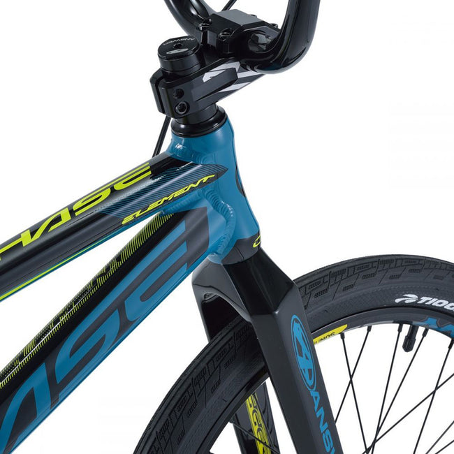 Chase Element Pro XXXL BMX Race Bike-Petrol Blue/Black/Neon Yellow - 5