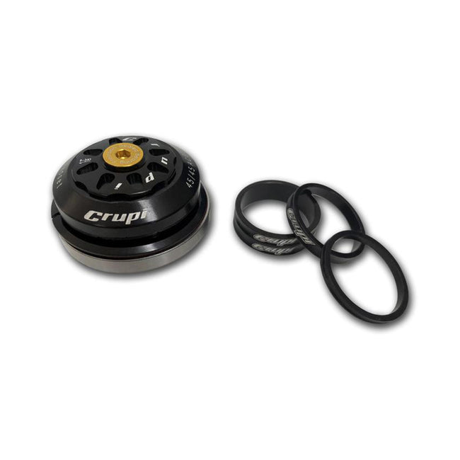 Crupi Pro Tapered Headset w/ Spacers-Black - 1