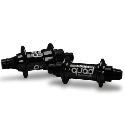 Crupi Quad BMX Hubset-Black-36H