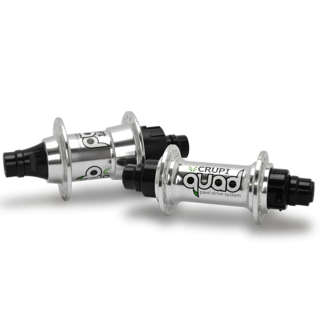 Crupi Quad BMX Hub Set-Polished-36H - 1