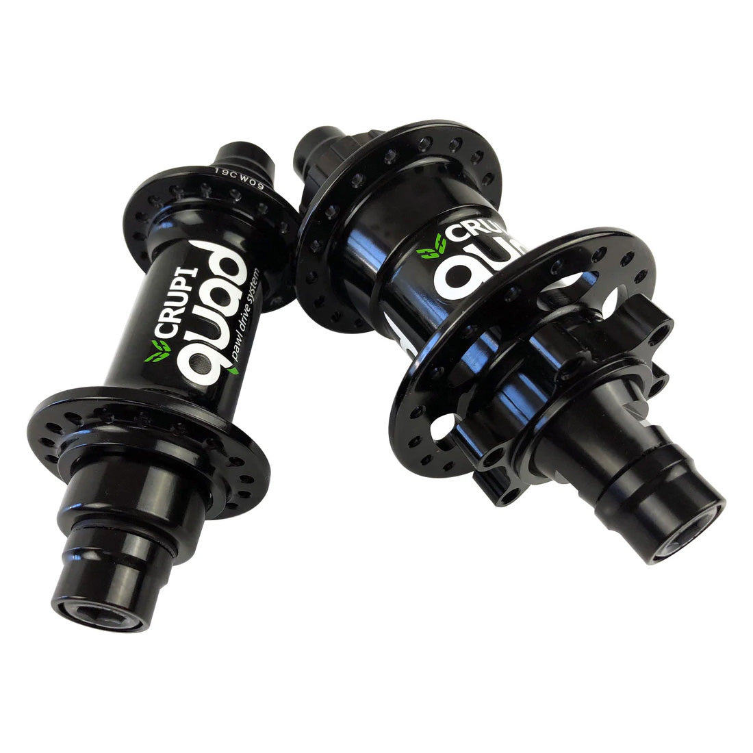 Crupi Quad Pro Disc Brake BMX Hubset-Black-36H at J&R Bicycles