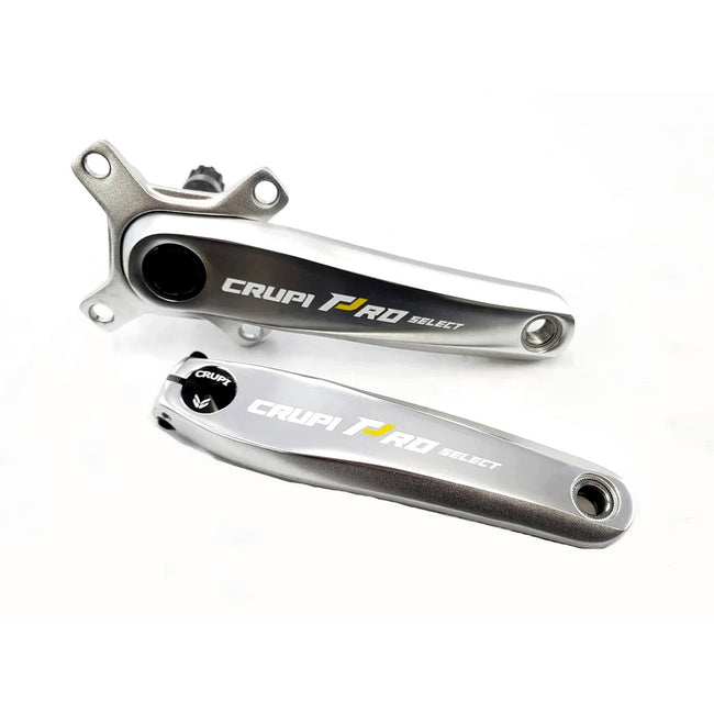 Crupi Rhythm Pro Select Cranks-Silver at J&R Bicycles – J&R Bicycles, Inc