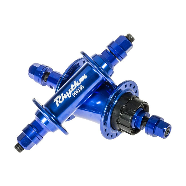 Crupi Rhythm Section Pro Cassette BMX Hub-Blue-36H - 1