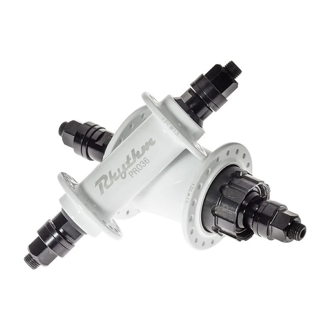 Crupi Rhythm Section Pro Cassette BMX Hub-White-36H - 1