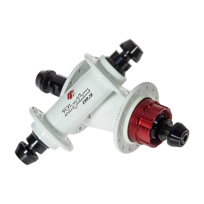 〈体幹体軸に　ライフチューナーRT　RED〉 WHITE Ver. Crupi Rhythm Section Expert Cassette BMX Hub-White-28H – J&R