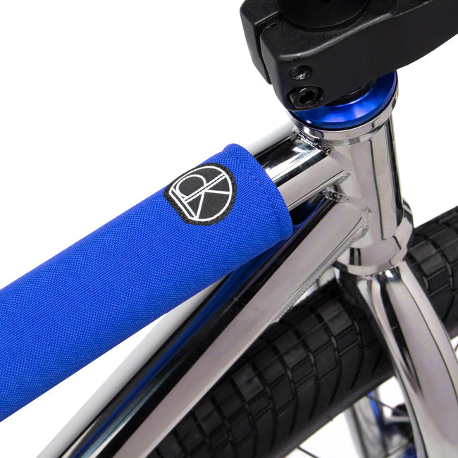 DK Legend Retro Cruiser 26&quot; BMX Freestyle Bike-Chrome/Blue - 5