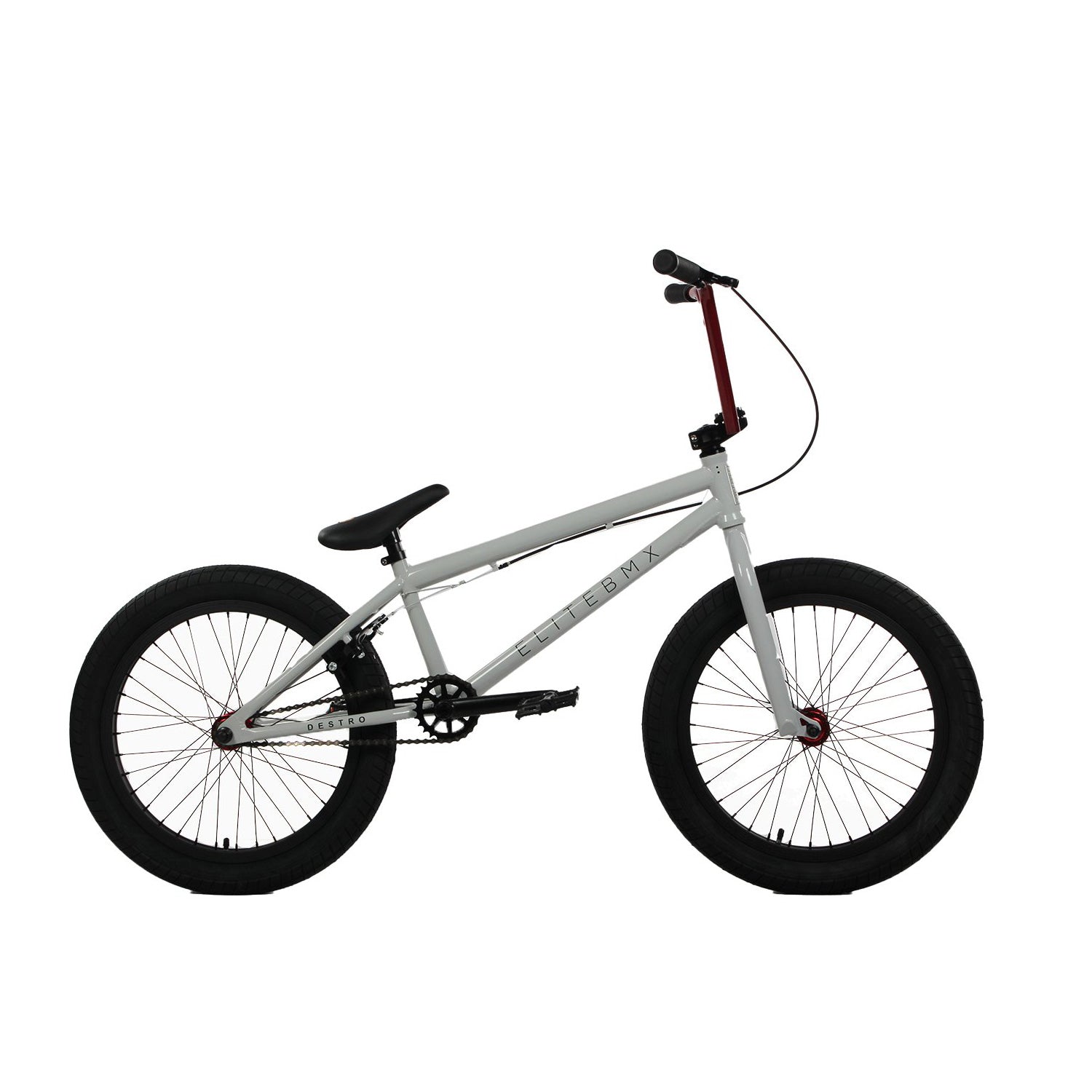 elite bicycles bmx Elite BMX Destro 20.5"TT BMX Freestyle Bike-Grey