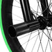 Elite BMX Stealth 20&quot;TT BMX Freestyle Bike-Black/Green - 6