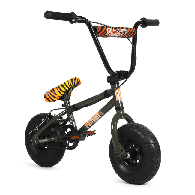 Fat Boy Stunt Series Mini BMX Freestyle Bike-Black Tiger Shark - 1