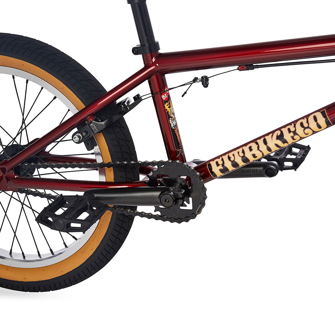 Fit Misfit 18in BMX Freestyle Bike-Gloss Blood Red – J&R Bicycles