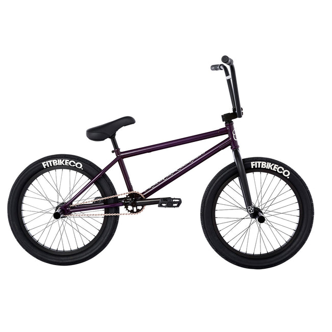 Fit STR Freecoaster LG 20.75&quot;TT BMX Freestyle Bike-Trans Matte Purple - 1